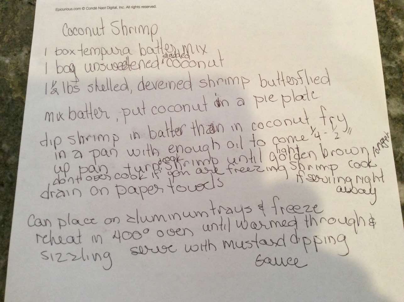 Coconut Shrimp